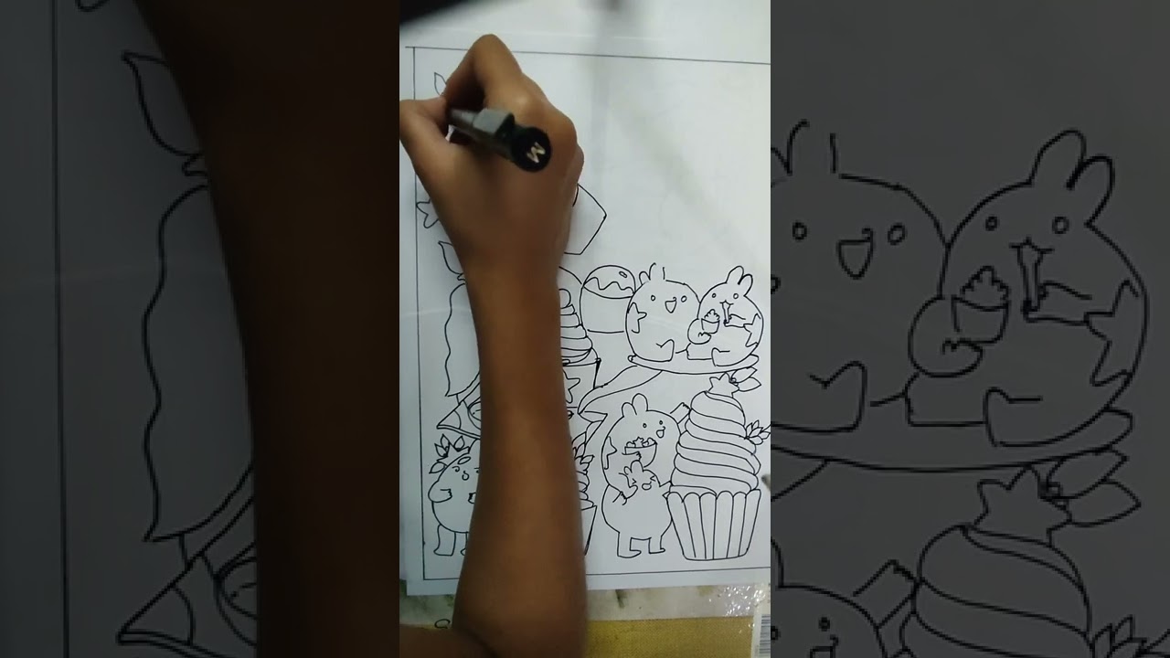 Pic Candle Doodle with Cupcake (Part 2) 