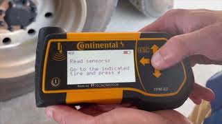 How to Program a Valve Cap Sensor with the Handheld Tool