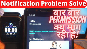 Noise Colorfit Pulse Asking Permission Again Problem Solve || Colorfit Pulse Notification Solve