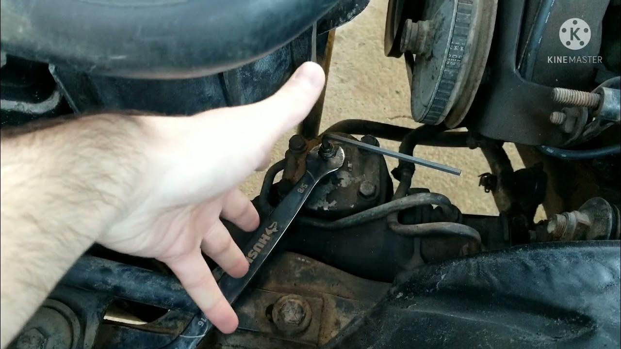 Adjusting the steering box on GM cars for tighter steering YouTube