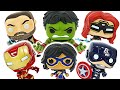 Funko Pop! Marvel: Avengers Game Captain America, Hulk, Thor Stark tech suit! | DuDuPopTOY