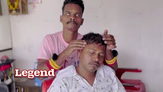 The Legend Master Cracker Asmr Relaxing Head and Neck Cracking with Vikram barber