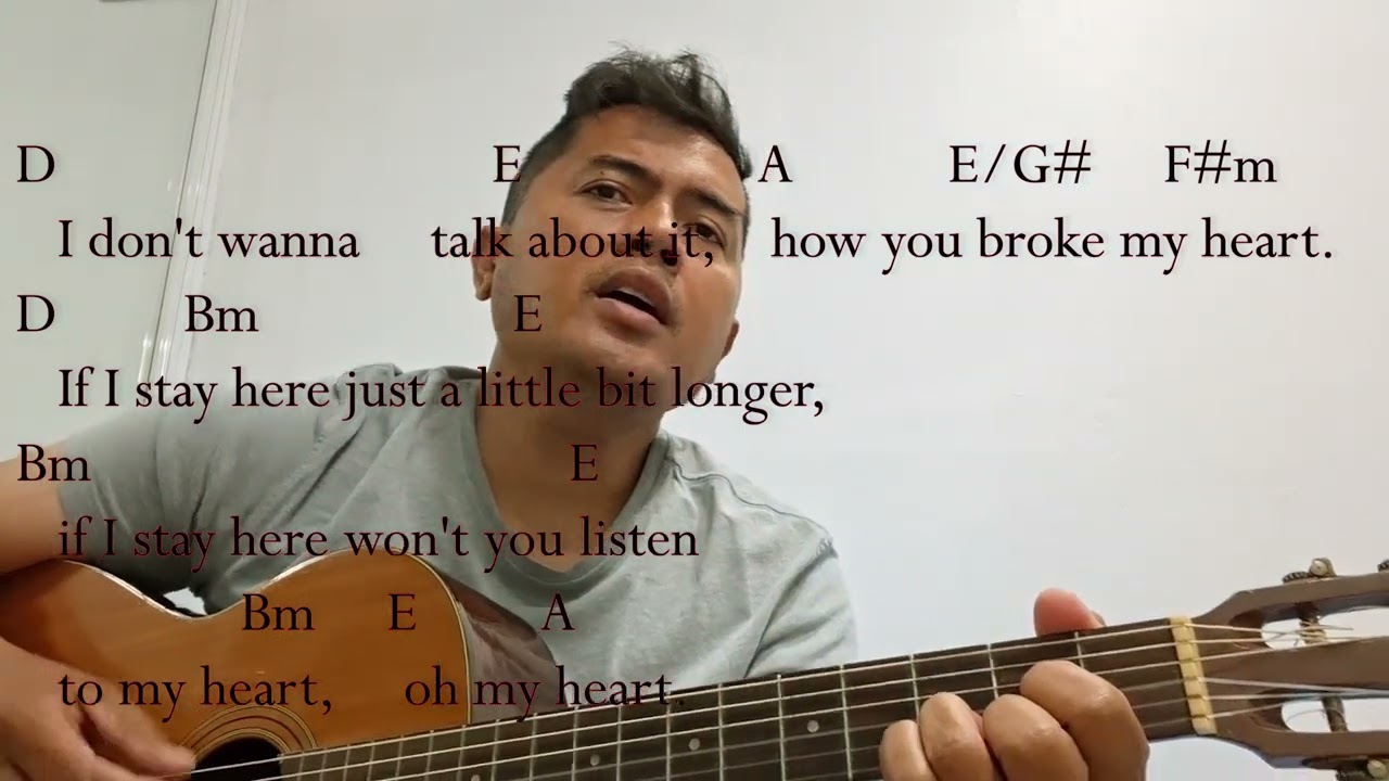 I don't want to talk about it- Rod Stewart cover with chords