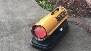Testing Master MH-75T-KFA Kerosene Heater - YouTube