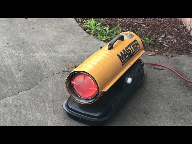 Testing Master MH-75T-KFA Kerosene Heater - YouTube