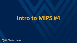 MIPS #4 (Branching) Net Worth