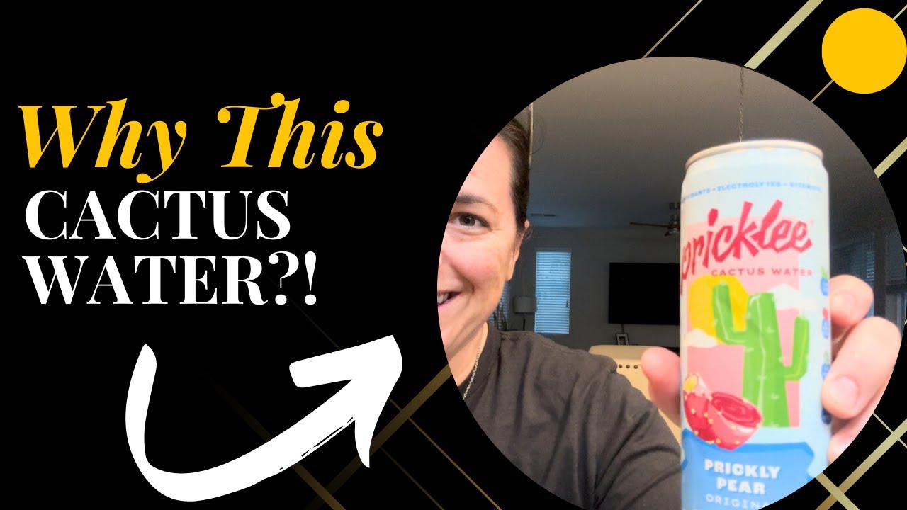 Review and Demo of Pricklee Prickly Pear Cactus Water