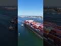 Melbourne Port,  COSCO PHILIPPINES inbound.  #ship #cargo #melbourne #photography #drone #shipping
