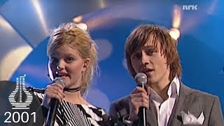 Sondre Lerche og Nathalie Nordnes live under Spellemannprisen 2001