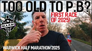 Too old to PB? // First Race of 2025!! // Warwick Half Marathon 2025