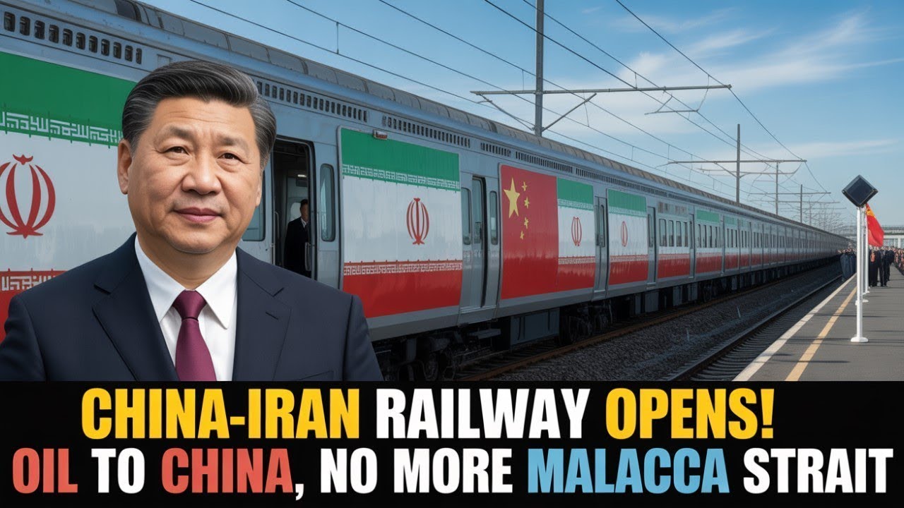 China-Iran Railway Opens! Direct Oil to China, Bypassing the Malacca Strait!