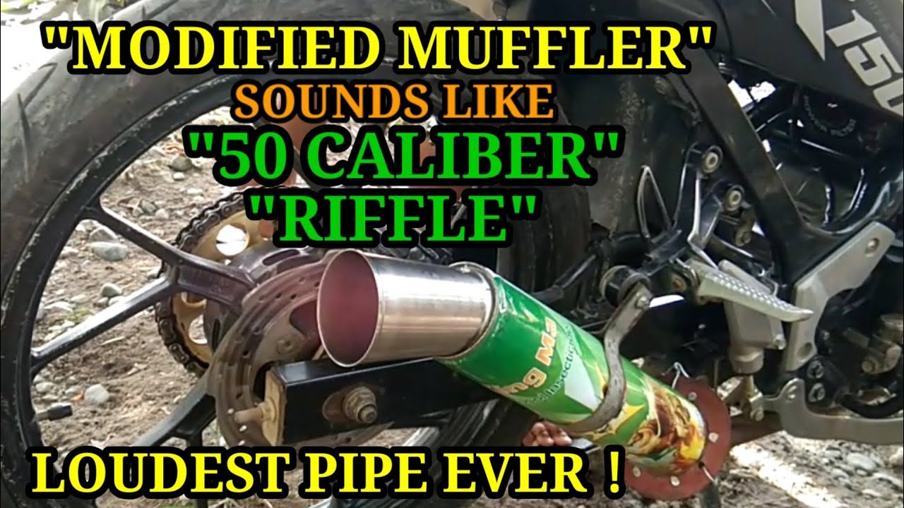 Paano Magmodified ng muffler ng motor！ YouTube