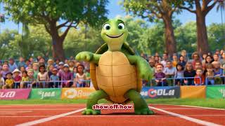 The Tortoise and the Turtle Race 🐢🏁 | A Fun Story About Patience and Perseverance for Kids