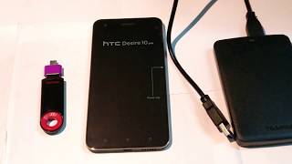 HTC Desire 10 pro OTG test