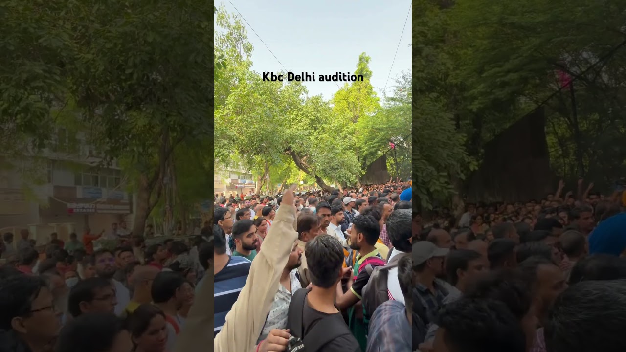 Kbc audition delhi 😱 