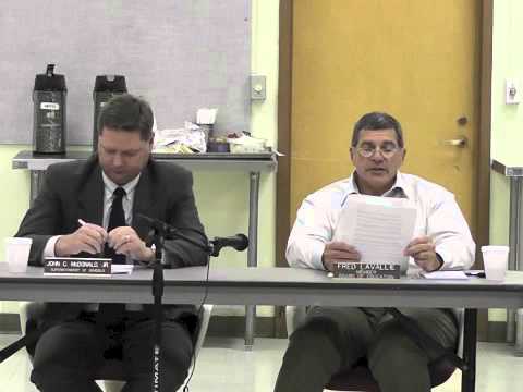 Ticonderoga School Board Meeting 10-16-12