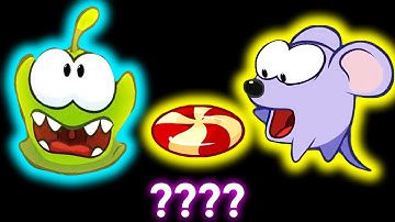 8 Om Nom Turns Into Mouse "Yummy Candy" Sound Variations in 32 Seconds