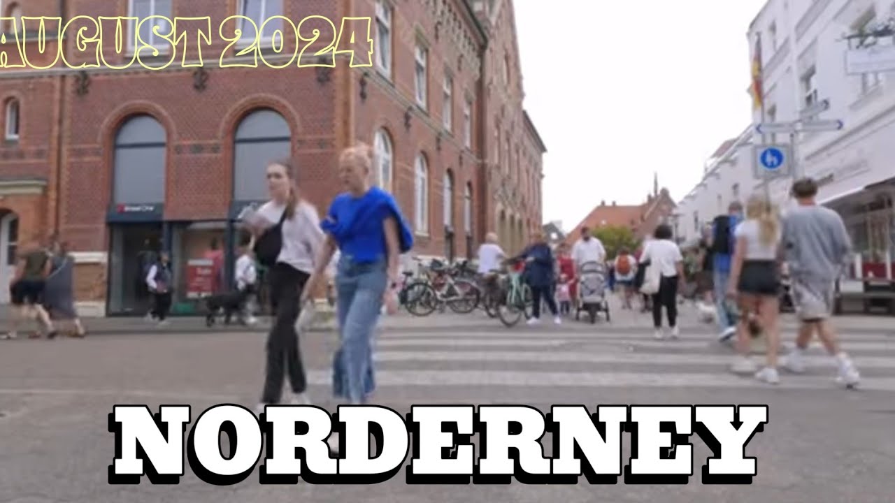 Norderney, Inselmomente in der Fußgängerzone, in der Ferienzeit, Island life 2024