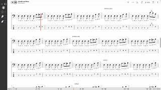 The Doors - Roadhouse Blues (BASS TAB PLAY ALONG)