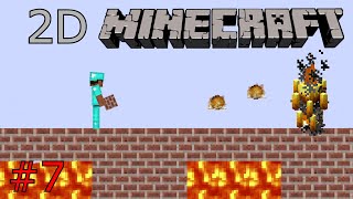 2D Minecraft - Building A Nether Fortress Paper Minecraft