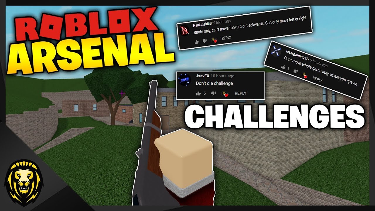 I Did Viewers Challenges In Arsenal Roblox Youtube - roblox videos youtube challenges