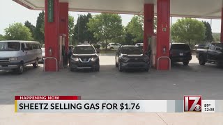 Sheetz gets patriotic at the pump: All gas $1.776 on July 4th, lines form as drivers claim lower pri