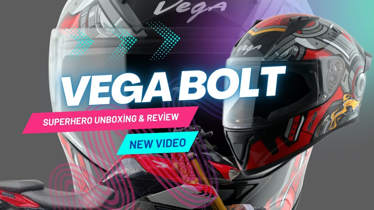 Vega Bolt Helmet Unboxing 🔥 | Budget Helmet Review | Suraj Vlogs