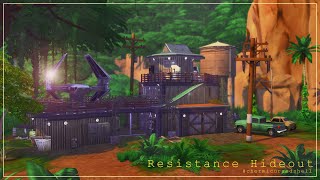 Resistance Hideout | #ChermiCursedShell |  The Sims 4: Speed Build | No CC