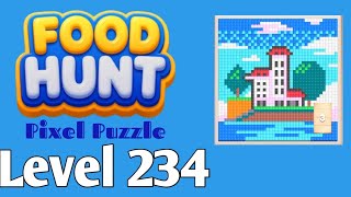 Food Hunt: Pixel Puzzle level 234 walkthrough solution 