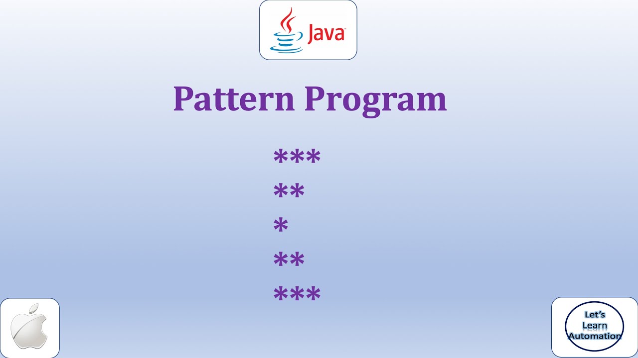 star pattern program in java -5 - youtube Images High... Star Pattern Program - 8 - YouTube