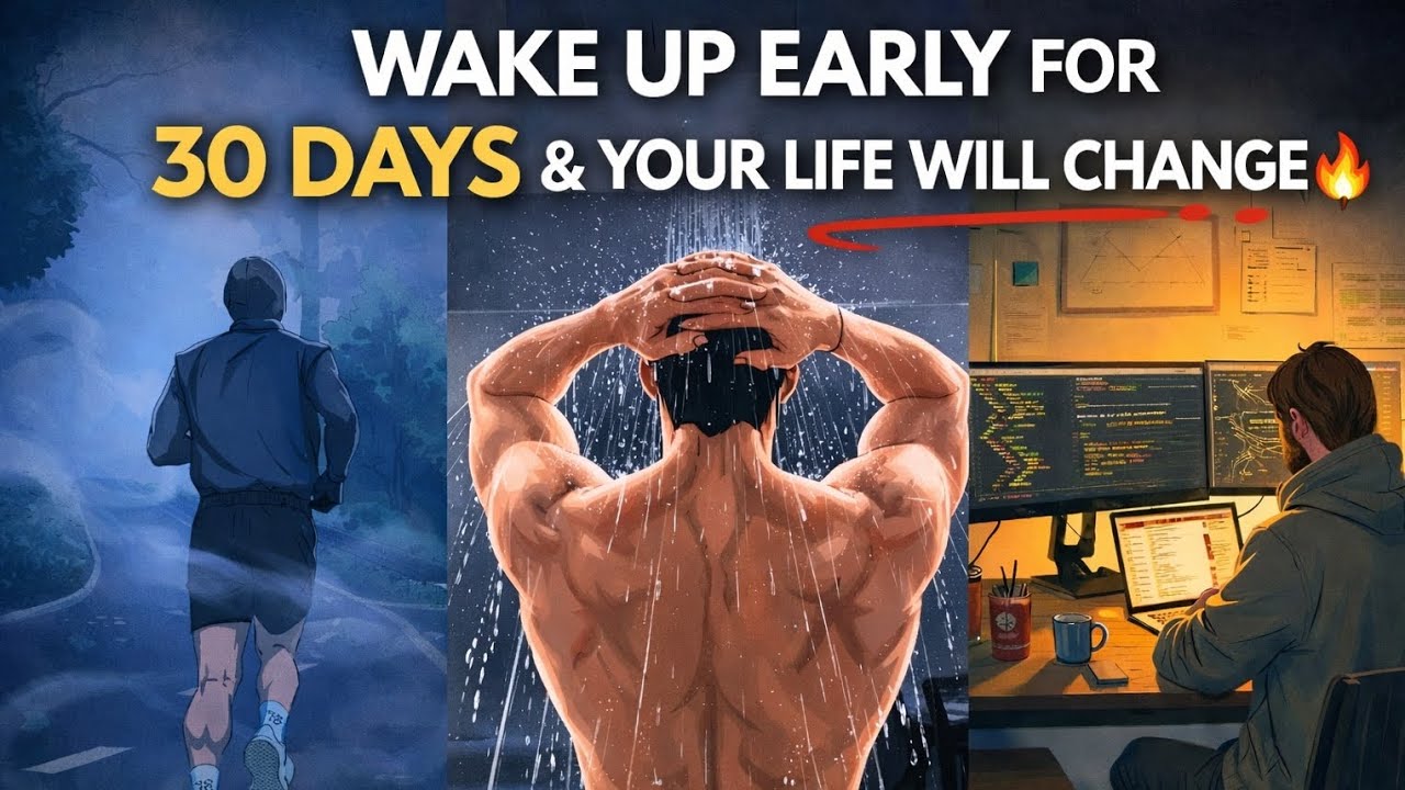 Wake Up Early for 30 Days & Your Life Will Change | Morning Habits That Actually Work. 
