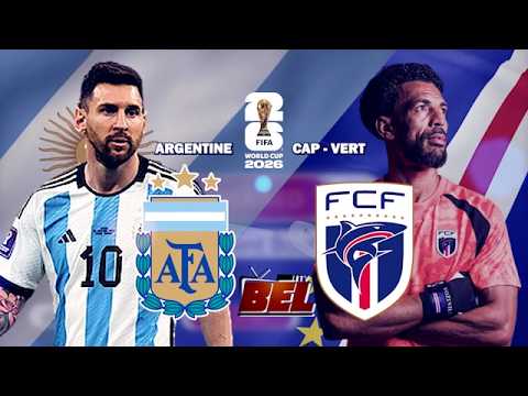 🛑Direct - ARGENTINE vs CAP-VERT / 16èmes de finale Coupe du monde 2026