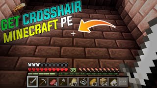 GET CROSHAIR AND INTERFACE LIKE PC IN MINECRAFT PE | 2021 | Sr Gaming screenshot 1