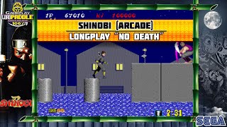 Shinobi (Arcade) - No Death - Gameplay 100%