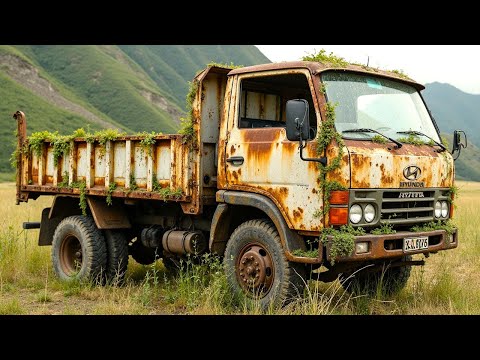 Restoring A Hyundai Truck That Was Crashed And Submerged In A River For Years An Incredible Journey