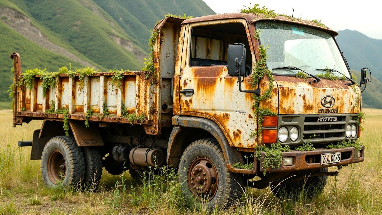 Restoring A Hyundai Truck That Was Crashed And Submerged In A River For Years /An Incredible Journey