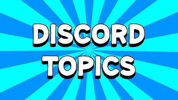 How to CHANGE THE TOPIC OF A DISCORD CHANNEL!