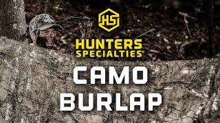 Hunters Specialties Camo Burlap Video