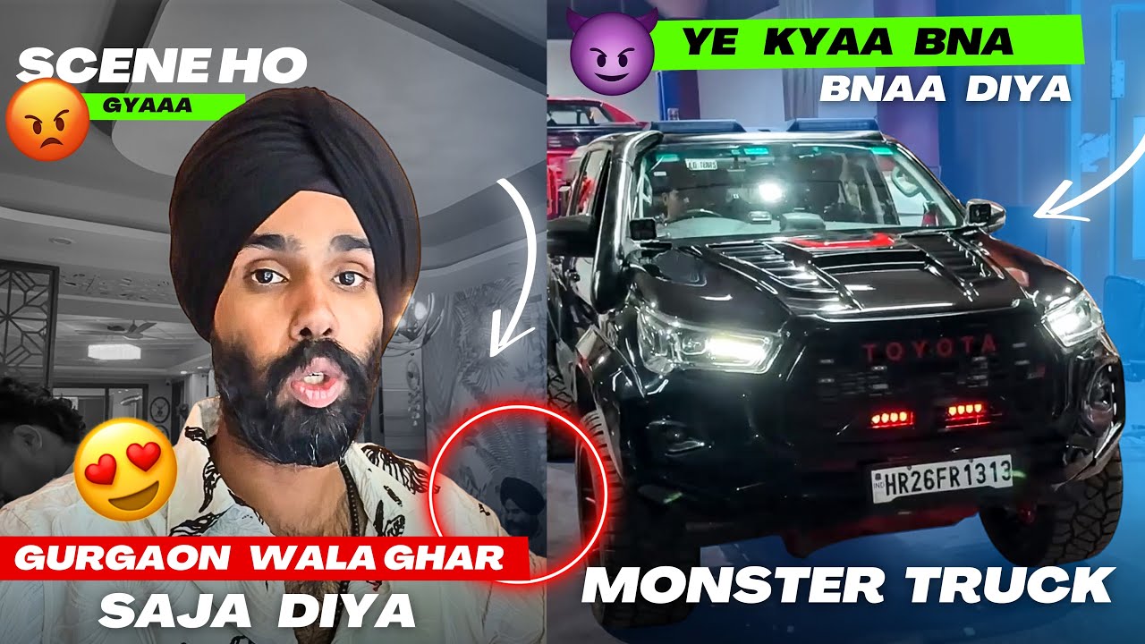 В доме в Гургаоне на Дивали была сцена 😰, и ты сделал свой Hilux единственным в Индии 😈 Ого 😍