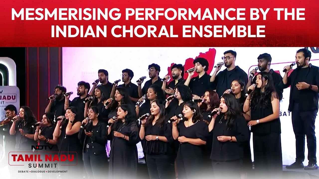 Watch: Mesmerising Performance By The Indian Choral Ensemble At NDTV Tamil Nadu Summit