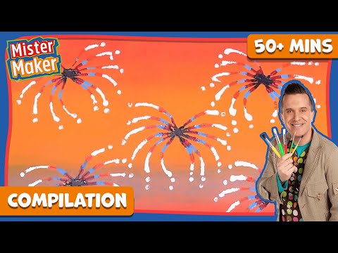 Mister Maker Around The World 🎨 Glitter & Sparkle Art Part 2 | FULL EPISODES - Arts & Crafts