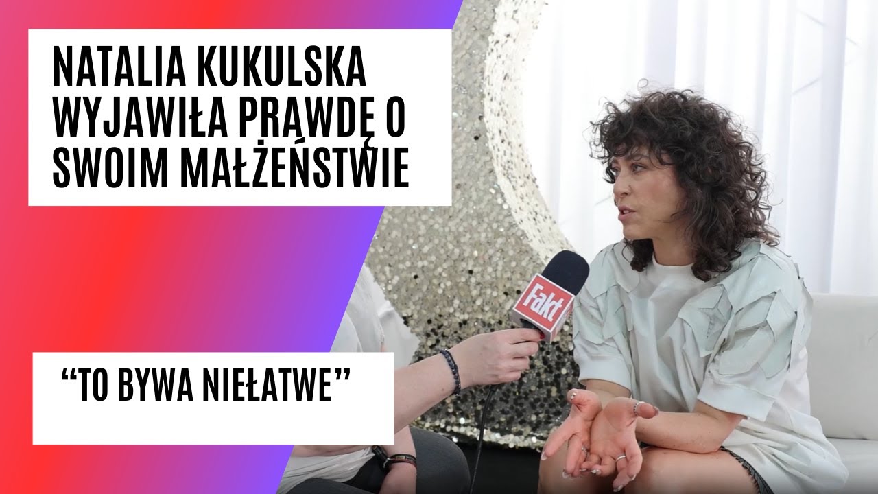 Natalia Kukulska gorzko o codzienności w małżeństwie