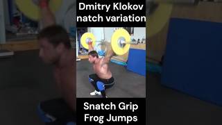 SNATCH BEST EXERCISES DMITRY KLOKOV OLYMPIC WEIGHTLIFTING STRENGTH #shorts