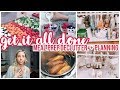 GET IT ALL DONE // MEAL PREP, DECLUTTER, PLAN WITH ME, DIY VISION BOARD + HOMEMAKING