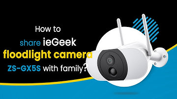 How to share ieGeek battery camera with other users | Floodlight Cam Sharing