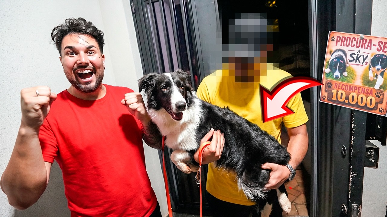 A SKY FOI ENCONTRADA POR UM ESTRANHO NA RUA, MAS …. !! * cachorra do Renato * 🐶 ❤️