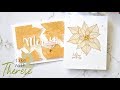 How to Make 2 Beautiful Altenew Golden Poinsettia Cards!