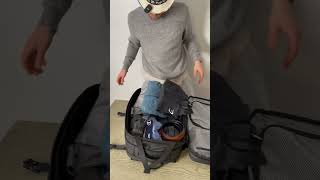 How I run right through airport  security while traveling! ✈️ #travel #bag #backpack #carryon