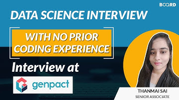 Data Science Interview with No Prior Coding Experience | Interview at Genpact | Success Story