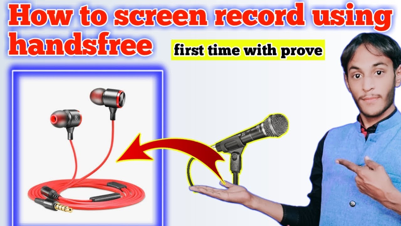 How to screen record using handsfree with prove || urdu/hindi